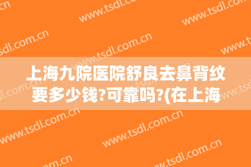 上海九院医院舒良去鼻背纹要多少钱?可靠吗?(在上海九院做鼻子多少钱)