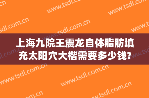 上海九院王震龙自体脂肪填充太阳穴大楷需要多少钱?好不好?(上海九院哪个医生做自体脂肪填充好)