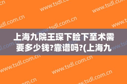 上海九院王琛下睑下至术需要多少钱?靠谱吗?(上海九院眼睑下至一般多少钱)