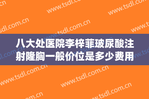 八大处医院李梓菲玻尿酸注射隆胸一般价位是多少费用?可靠吗?(正规医院玻尿酸多少钱一针)