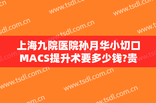 上海九院医院孙月华小切口MACS提升术要多少钱?贵不贵?
