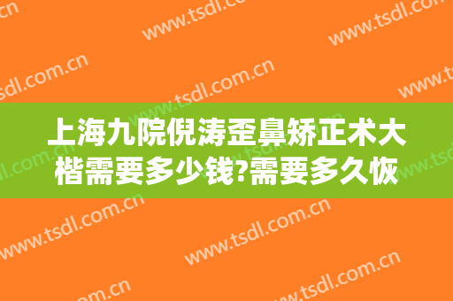 上海九院倪涛歪鼻矫正术大楷需要多少钱?需要多久恢复?(上海九院歪鼻矫正价格)