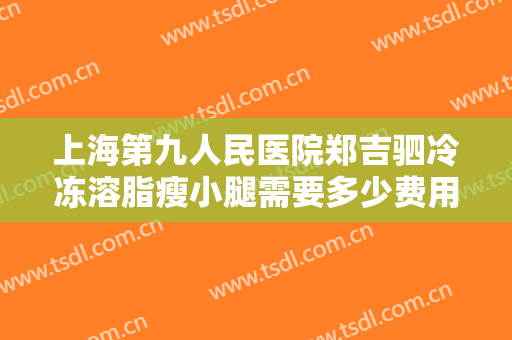 上海第九人民医院郑吉驷冷冻溶脂瘦小腿需要多少费用?效果怎么样?