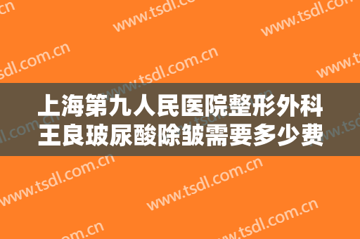 上海第九人民医院整形外科王良玻尿酸除皱需要多少费用?效果怎么样?