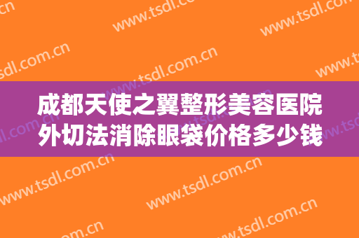 成都天使之翼整形美容医院外切法消除眼袋价格多少钱?效果怎么样?(成都只做祛眼袋手术的医院)