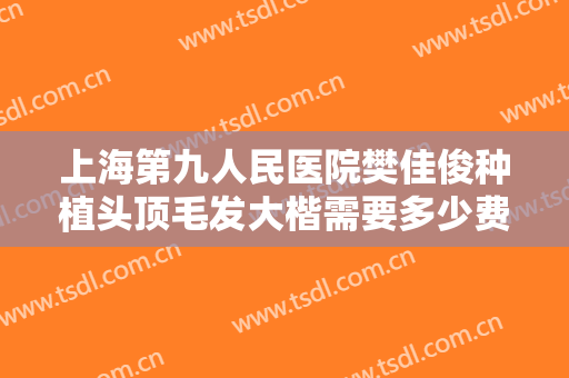 上海第九人民医院樊佳俊种植头顶毛发大楷需要多少费用?可靠吗?