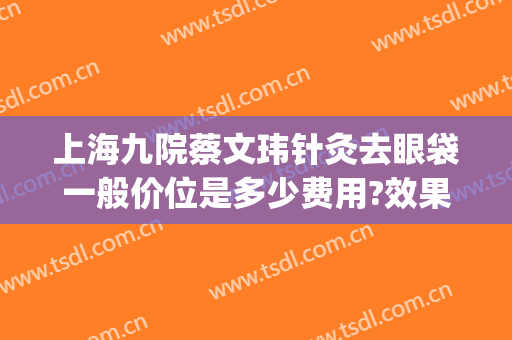 上海九院蔡文玮针灸去眼袋一般价位是多少费用?效果怎么样?(上海九院祛眼袋手术价格表)