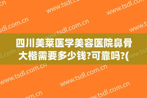 四川美莱医学美容医院鼻骨大楷需要多少钱?可靠吗?(正规医院整鼻子多少钱)