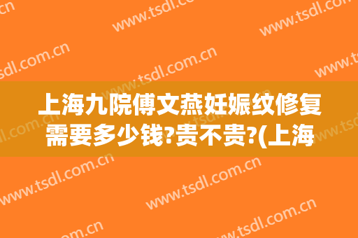 上海九院傅文燕妊娠纹修复需要多少钱?贵不贵?(上海九院妊娠纹修复科)