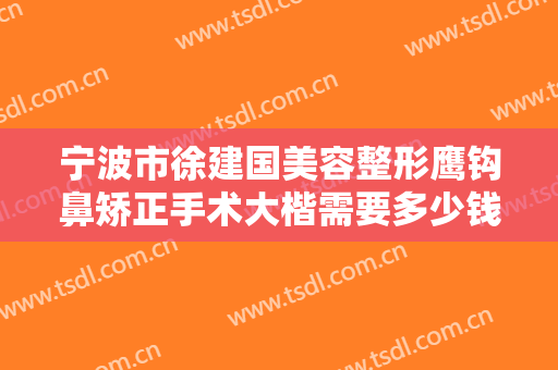 宁波市徐建国美容整形鹰钩鼻矫正手术大楷需要多少钱?需要多久恢复?