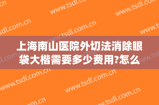 上海南山医院外切法消除眼袋大楷需要多少费用?怎么样?(外切去眼袋多少钱)