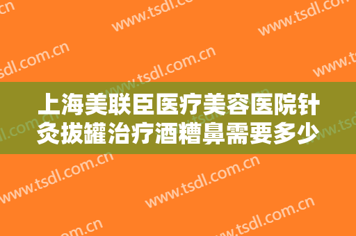 上海美联臣医疗美容医院针灸拔罐治疗酒糟鼻需要多少钱?需要多久恢复?