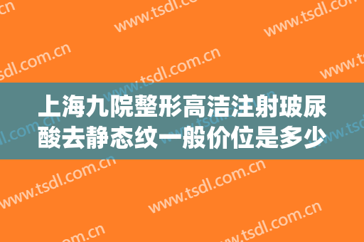上海九院整形高洁注射玻尿酸去静态纹一般价位是多少费用?贵不贵?(上海九院注射玻尿酸价格)