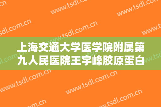 上海交通大学医学院附属第九人民医院王宇峰胶原蛋白注射丰颞术需要多少费用?效果怎么样?