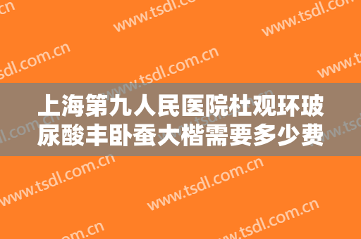 上海第九人民医院杜观环玻尿酸丰卧蚕大楷需要多少费用?可靠吗?