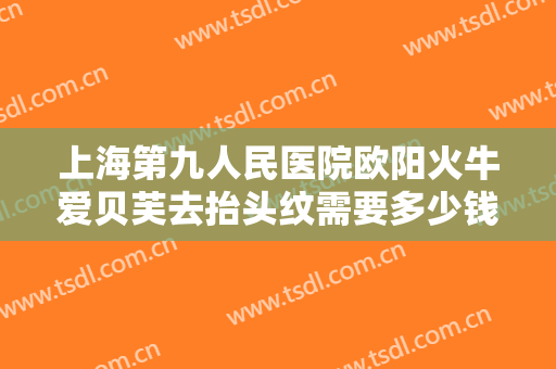 上海第九人民医院欧阳火牛爱贝芙去抬头纹需要多少钱?可靠吗?