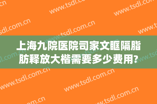 上海九院医院司家文眶隔脂肪释放大楷需要多少费用?需要多久恢复?(上海九院眶隔释放多少钱)