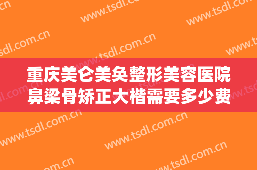 重庆美仑美奂整形美容医院鼻梁骨矫正大楷需要多少费用?贵不贵?(重庆华美整形美容医院做鼻子好多钱)