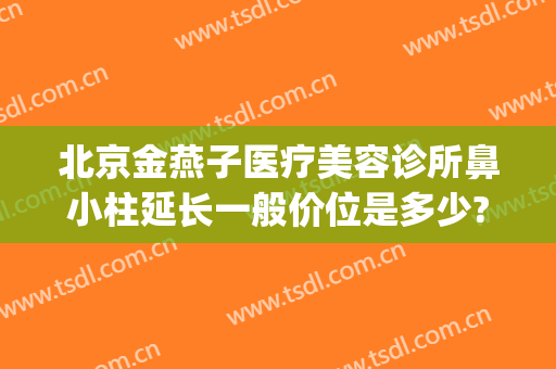 北京金燕子医疗美容诊所鼻小柱延长一般价位是多少?好不好?(北京金燕子医疗美容诊所怎么样)