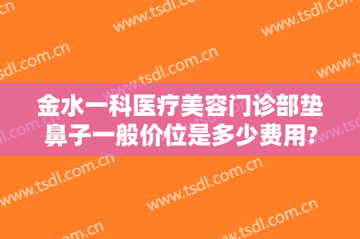 金水一科医疗美容门诊部垫鼻子一般价位是多少费用?好不好?