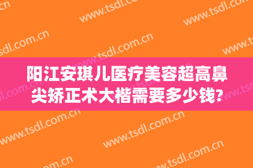 阳江安琪儿医疗美容超高鼻尖矫正术大楷需要多少钱?有哪些优势?(阳江安琪儿整形医院)