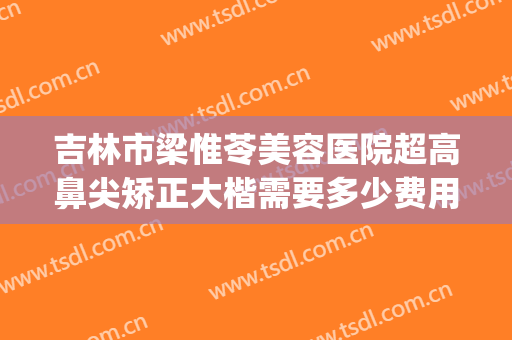 吉林市梁惟苓美容医院超高鼻尖矫正大楷需要多少费用?可靠吗?(吉林市梁惟苓整形医院)