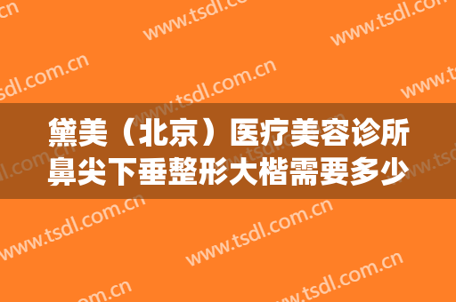 黛美（北京）医疗美容诊所鼻尖下垂整形大楷需要多少费用?好不好?(海淀区医美整形医院)