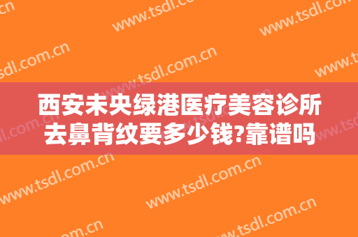 西安未央绿港医疗美容诊所去鼻背纹要多少钱?靠谱吗?
