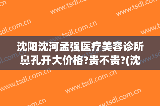 沈阳沈河孟强医疗美容诊所鼻孔开大价格?贵不贵?(沈阳孟强医疗美容诊所在哪)