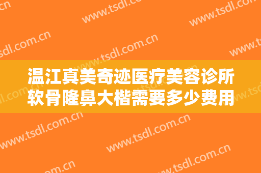 温江真美奇迹医疗美容诊所软骨隆鼻大楷需要多少费用?好不好?