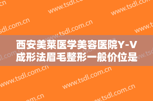 西安美莱医学美容医院Y-V成形法眉毛整形一般价位是多少钱?有哪些优势?