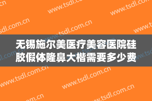 无锡施尔美医疗美容医院硅胶假体隆鼻大楷需要多少费用?好不好?(无锡施尔美整形怎么样)