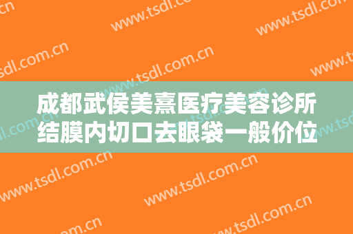 成都武侯美熹医疗美容诊所结膜内切口去眼袋一般价位是多少费用?好不好?