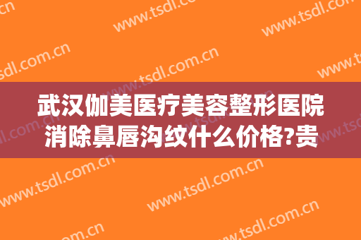 武汉伽美医疗美容整形医院消除鼻唇沟纹什么价格?贵不贵?(武汉医美整形医院地址)