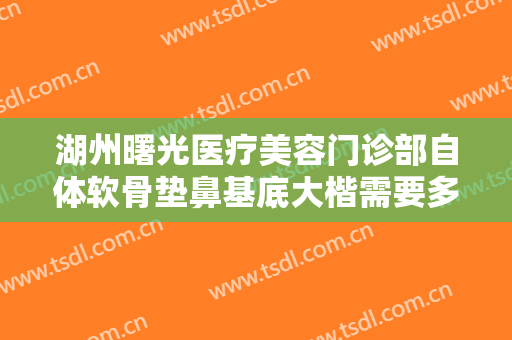 湖州曙光医疗美容门诊部自体软骨垫鼻基底大楷需要多少钱?怎么样?