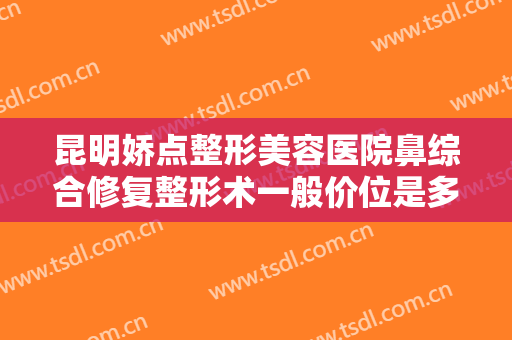昆明娇点整形美容医院鼻综合修复整形术一般价位是多少钱?效果怎么样?