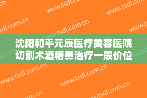 沈阳和平元辰医疗美容医院切割术酒糟鼻治疗一般价位是多少钱?需要多久恢复?