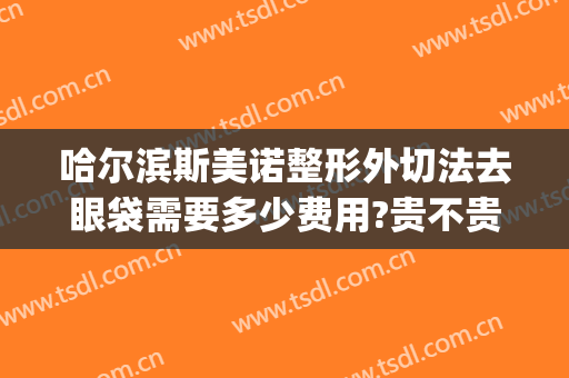 哈尔滨斯美诺整形外切法去眼袋需要多少费用?贵不贵?(哈尔滨斯美诺整形医院官网)
