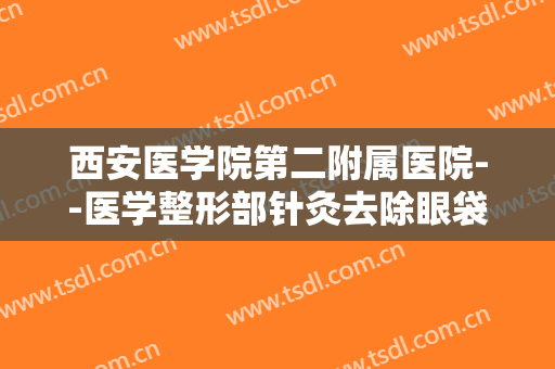 西安医学院第二附属医院--医学整形部针灸去除眼袋需要多少钱?效果怎么样?