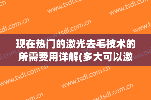 现在热门的激光去毛技术的所需费用详解(多大可以激光去毛)
