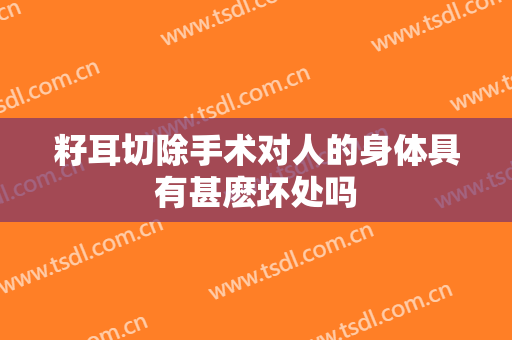 籽耳切除手术对人的身体具有甚麽坏处吗