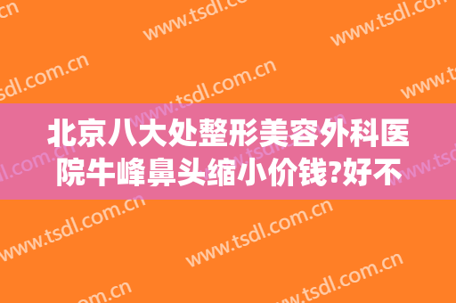 北京八大处整形美容外科医院牛峰鼻头缩小价钱?好不好?(北京八大处鼻部整形)