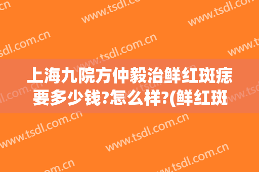 上海九院方仲毅治鲜红斑痣要多少钱?怎么样?(鲜红斑痣上海九院治疗费用)
