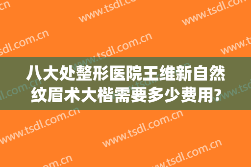 八大处整形医院王维新自然纹眉术大楷需要多少费用?效果怎么样?(八大处王维新做眼皮怎么样)