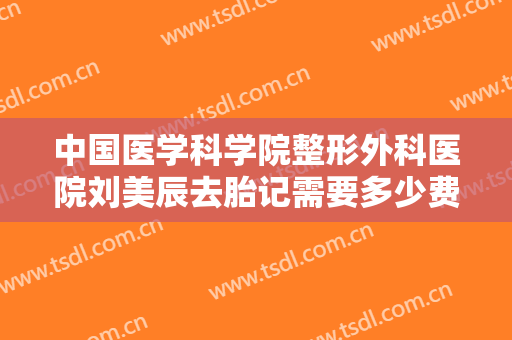 中国医学科学院整形外科医院刘美辰去胎记需要多少费用?多长时间恢复?