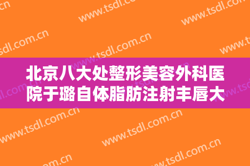 北京八大处整形美容外科医院于璐自体脂肪注射丰唇大楷需要多少费用?效果怎么样?