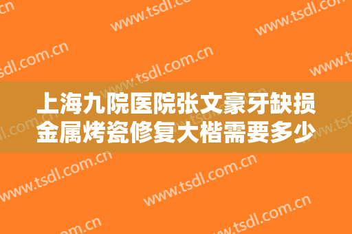 上海九院医院张文豪牙缺损金属烤瓷修复大楷需要多少钱?怎么样?