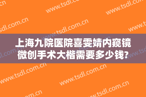 上海九院医院喜雯婧内窥镜微创手术大楷需要多少钱?怎么样?