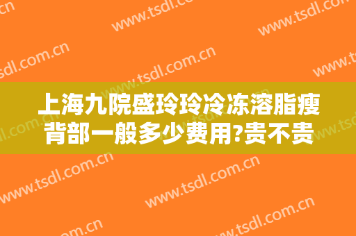 上海九院盛玲玲冷冻溶脂瘦背部一般多少费用?贵不贵?