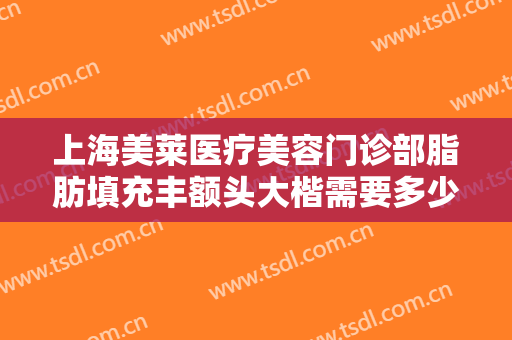 上海美莱医疗美容门诊部脂肪填充丰额头大楷需要多少钱?多长时间恢复?